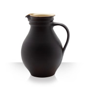 Brown Ceramic Pitcher for 8 beers