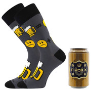 Veselé ponožky PiVoXX v plechovce (E)