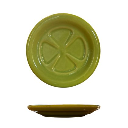 Ceramic Beer Coaster - pistachio green