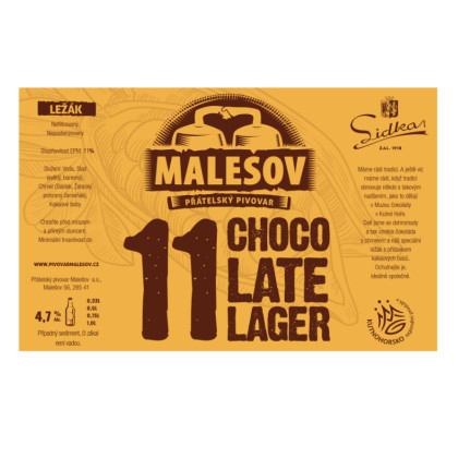 Chocolate Lager 11° (1l PET)