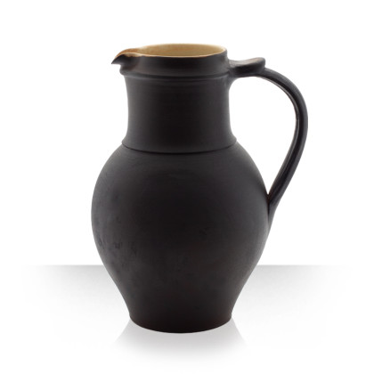 Brown Ceramic Pitcher for 6 beers