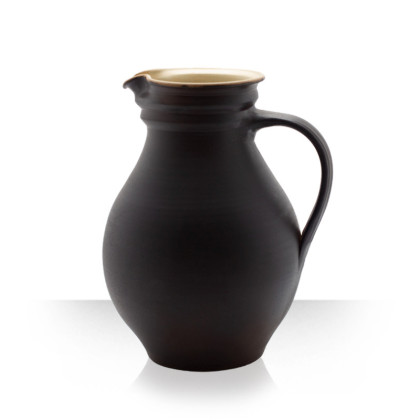 Brown Ceramic Pitcher for 6 beers Thick