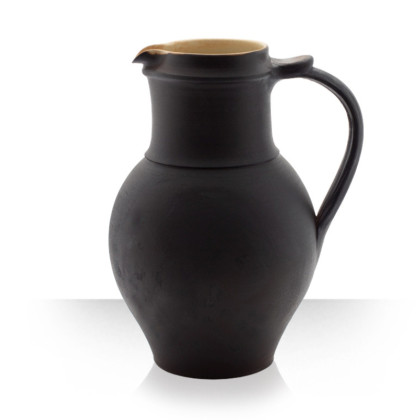 Brown Ceramic Pitcher for 8 beers Thin