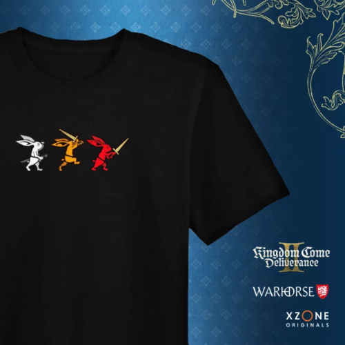 Kingdom Come T-shirt: Deliverance II - Action Trio of Hares
