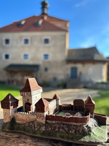 Malešovská tvrz model