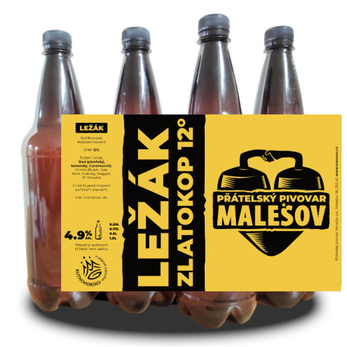 Ležák Zlatokop 12° (1l PET)