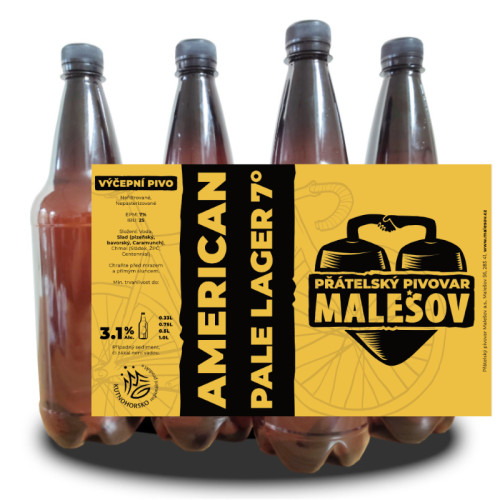 American Pale Lager 7° (1l PET)