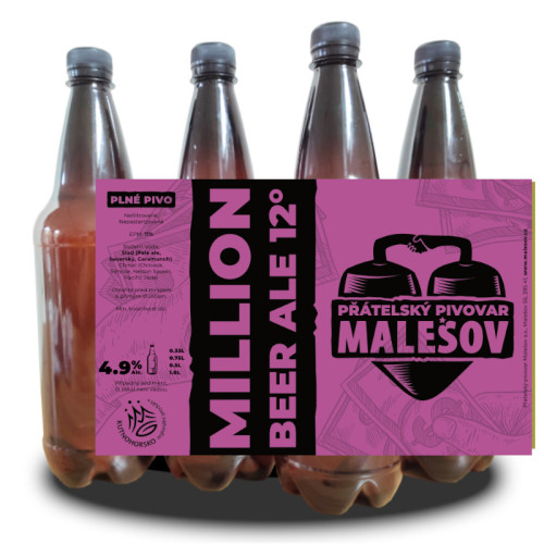 Milionář Ale 12° (1l PET)