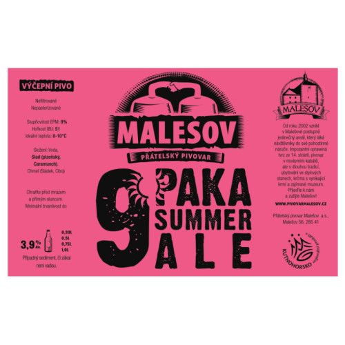 PaKa Summer Ale 9° (1l PET)